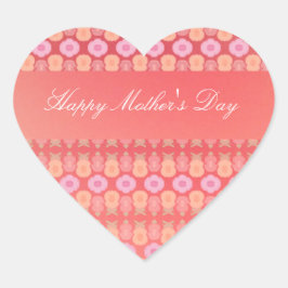 20ピースハートシェイプ母の日ステッカー ハートシール