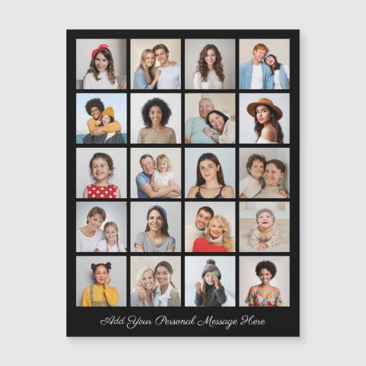 20フォトコラージュあいさつ用磁気カードの追加 (正面)