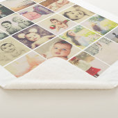 20フォトコラージュパーソナライズされた シェルパブランケット (3/4)