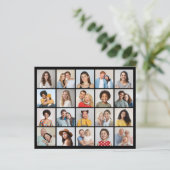 20フォトコラージュ編集可能カラーカード/紙シート (スタンド正面)