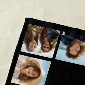 20フォトコラージュ色を選択して名前を追加 ビーチタオル (インサイチュ)