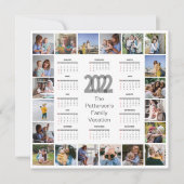 20フォトコラージュ2022年カレンダーカードを追加 (正面)