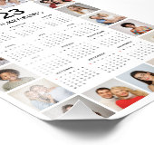 20フォトコラージュ2023カレンダーの写真の拡大 フォトプリント            (角)