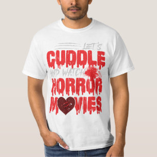 20ホラー映画でホラー映画をあつれて見る Tシャツ
