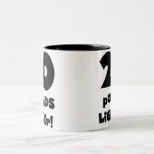 20ポンド軽量 ツートーンマグカップ (中央)