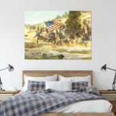 20メインバイハラルマクバロンプリント キャンバスプリント (インサイチュ (寝室))