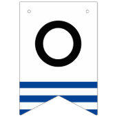 20モダンXXの卒業式バント教室の写真 バンティングフラッグ (第3の旗)