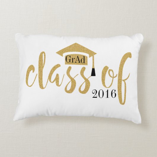 20モダンXXクラスのブラック&金ゴールドグリッターデザイン アクセントクッション (裏面)