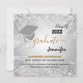 20モダンXXクラス、写真、トップパー卒業 招待状 (正面)