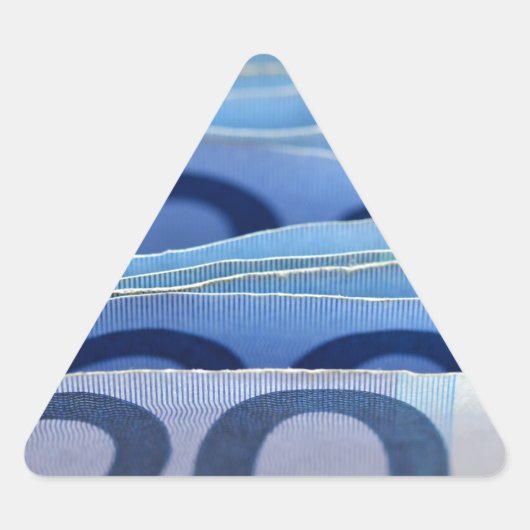 20ユーロ紙幣 – Money Art 三角形シール (正面)