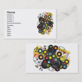 20世紀な音楽 名刺 (正面/裏面)