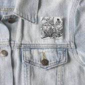 20世紀なCalavera 缶バッジ (インサイチュ)