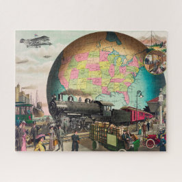 20世紀の交通， 1910ヴィンテージ ジグソーパズル