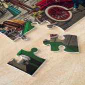 20世紀の交通， 1910ヴィンテージ ジグソーパズル (側面)