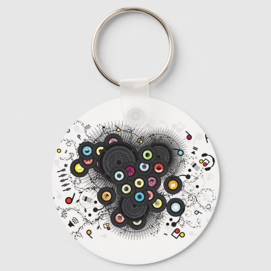 20世紀の音楽 キーホルダー (正面)