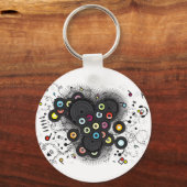 20世紀の音楽 キーホルダー (正面)