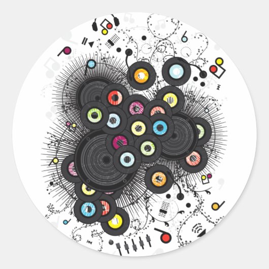 20世紀の音楽 ラウンドシール (正面)