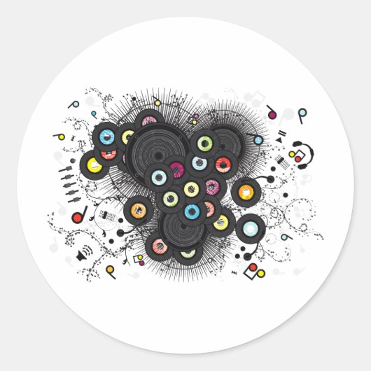 20世紀の音楽 ラウンドシール (正面)