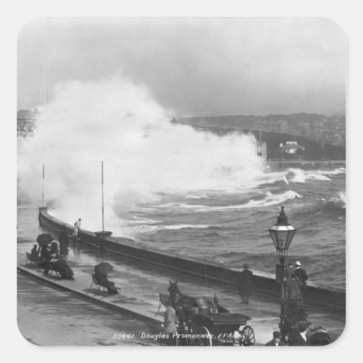 20世紀初頭のダグラスでのプロムナード スクエアシール (正面)