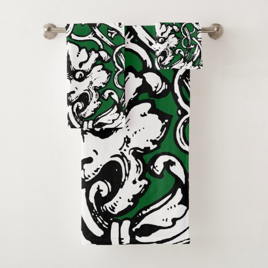 20世紀初頭結び糸細工ライオン バスタオルセット (インサイチュ)