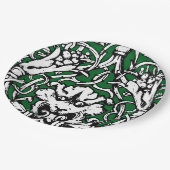 20世紀初頭結び糸細工ライオン ペーパープレート (アングル)