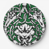 20世紀初頭結び糸細工ライオン ペーパープレート (正面)