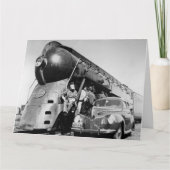 20世紀限定ヴィンテージニューヨークセントラルレール サンキューカード (正面)