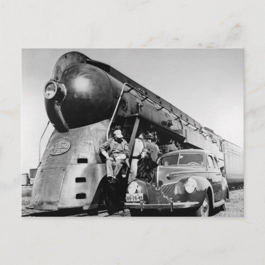 20世紀限定ヴィンテージニューヨークセントラルレール ポストカード (正面)