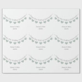 20中国結婚記念日デザイン ラッピングペーパー (フラット)