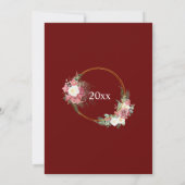 20中国結婚記念日 セーブザデート (裏面)