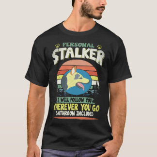 20人のストーカー どこへ行ってもついてくるよ Tシャツ