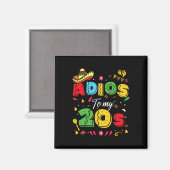 20代おもしろい30歳の誕生日にCinco De Mayoへ マグネット (正面/裏面)