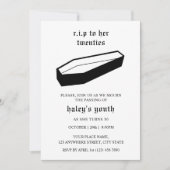 20代から20代の葬儀30歳の誕生日 招待状 (正面)