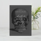 20代との別れパーティーの招待状 招待状 (スタンド正面)