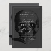 20代との別れパーティーの招待状 招待状 (正面/裏面)