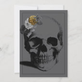 20代との別れ パーティー招待状 ブラック＆ゴールド 招待状 (裏面)