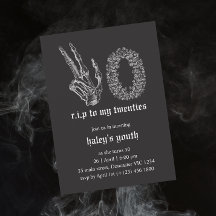 20代にサヨナラ 骸骨の葬式 30歳の誕生日