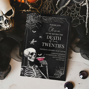 20代に死を Halloween ゴシック バースデー 招待状