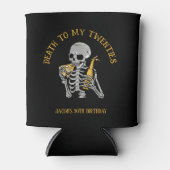 20代のスケルトンへの死 缶クーラー (正面)