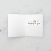 20代のファッションカード カード (内部)