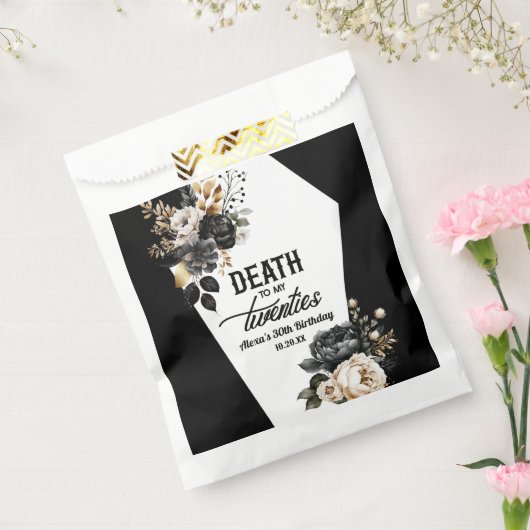 20代の死フローラ30歳の誕生日パーティー フェイバーバッグ (封をした状態)