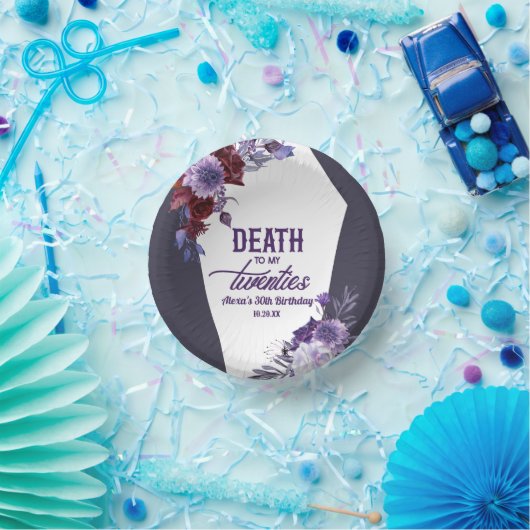 20代の死フローラ30歳の誕生日パーティー ペーパーボウル (パーティー)