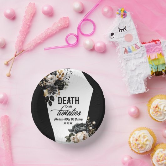 20代の死フローラ30歳の誕生日パーティー ペーパーボウル (パーティー)