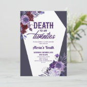 20代の死フローラ30歳の誕生日パーティー 招待状 (スタンド正面)