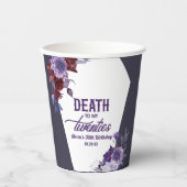 20代の死フローラ30歳の誕生日パーティー 紙コップ (正面)
