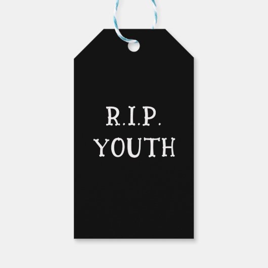 20代の死 ギフトタグ (裏面)