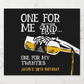 20代の死 ビールラベル (シングルラベル)