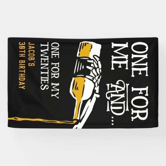 20代の死 横断幕 (横)