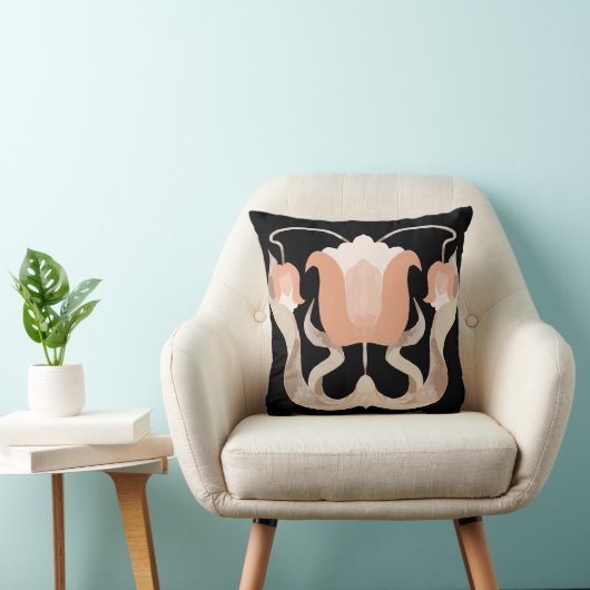 20代の花 クッション (椅子)