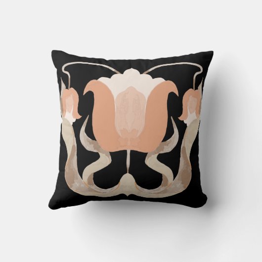 20代の花 クッション (裏面)